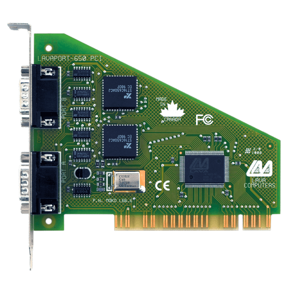 LAVA PCI 2 port RS-232 16650 UART
